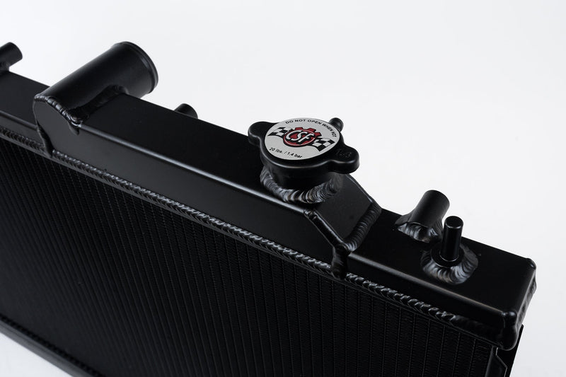 CSF 08-14 Subaru WRX / STI / 15-21 WRX 1-Row 31mm High-Performance Radiator - Black