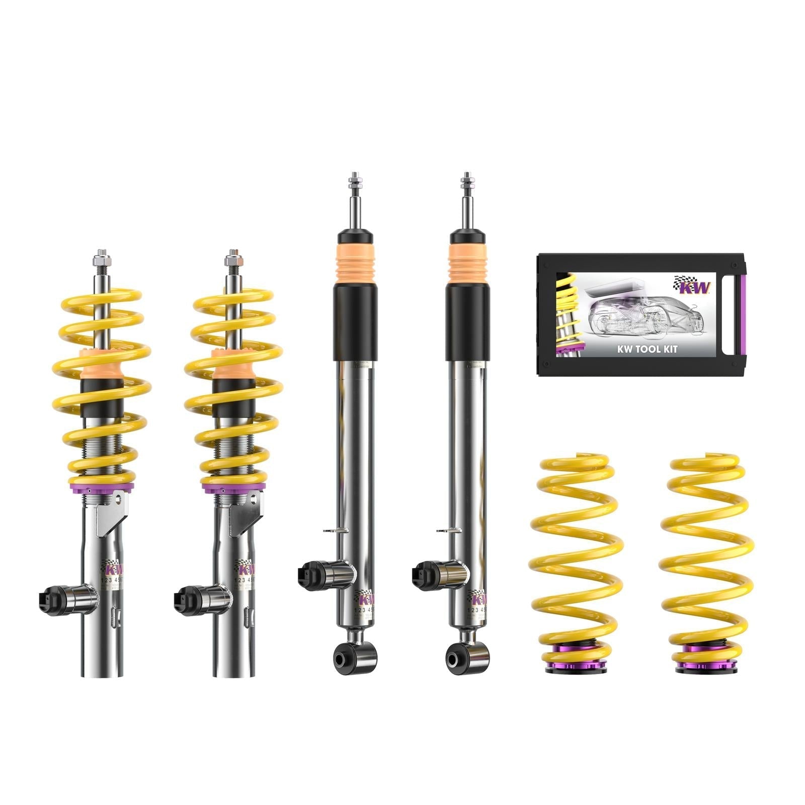 KW Suspension BMW M135i/M140i/M235i/M240i (F20/F22) & 335i/340i/435i/440i (F30/F32) DDC Plug & Play Coilover Kit
