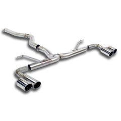 Supersprint BMW F30 3 Series, F31 3 Series, F32 4 Series, F33 4 Series & F36 4 Series Stainless Steel Connecting Pipe + Rear Pipe - (Muffler Delete)