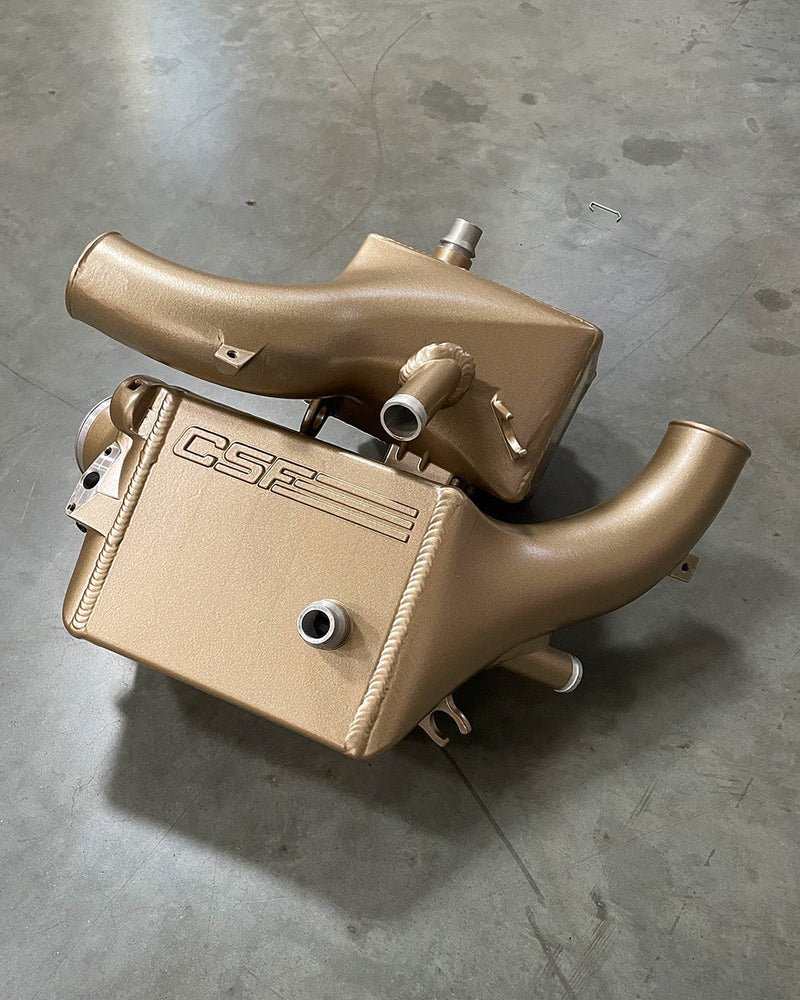 CSF #8315 BMW X5M / X6M / XM High-Performance Charge-Air-Coolers custom finish - Bismark Gold - M5CS Color Match +$200.00