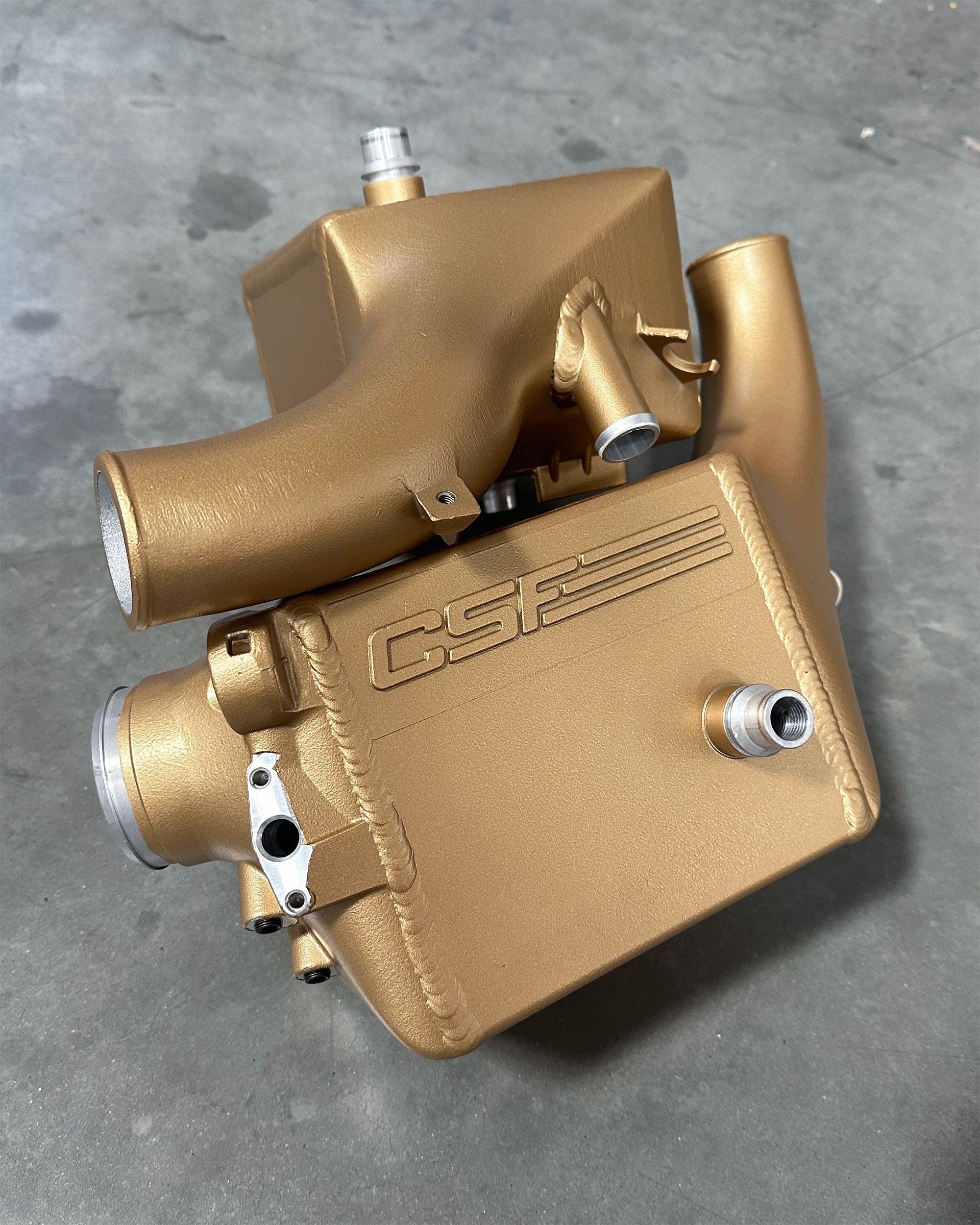 CSF #8315 BMW X5M / X6M / XM High-Performance Charge-Air-Coolers custom finish - Satin Poly Gold +$200.00