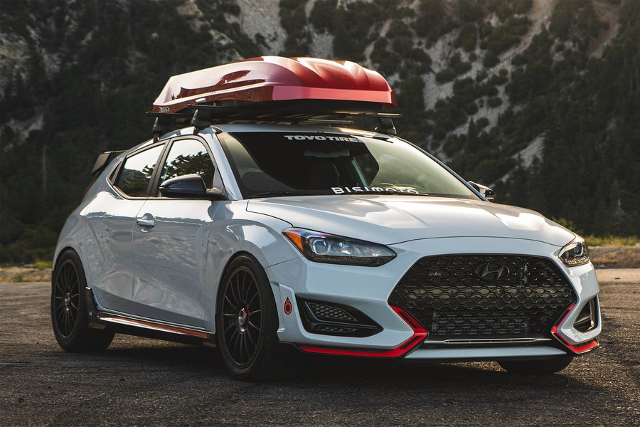 CSF Hyundai Veloster N / i30 N (DCT) Stepped-Core Intercooler - Black
