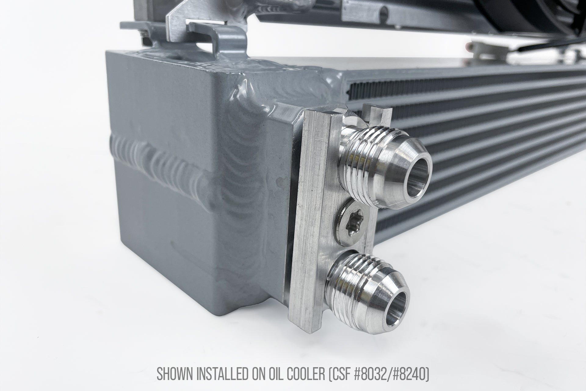 CSF BMW S54 Swap E36 Oil Cooler -10 AN Fitting Adapter