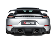 Akrapovic 2020+ Porsche Cayman GT4 (718) Slip-On Race Line (Titanium) (Req Tips / Option 2)