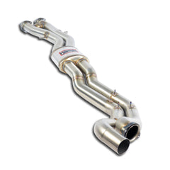 Supersprint BMW E46 M3 Stainless Steel Centre Exhaust Twin Pipe - Resonated