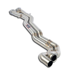 Supersprint BMW E46 M3 Stainless Steel Centre Exhaust Twin Pipe - Non Resonated