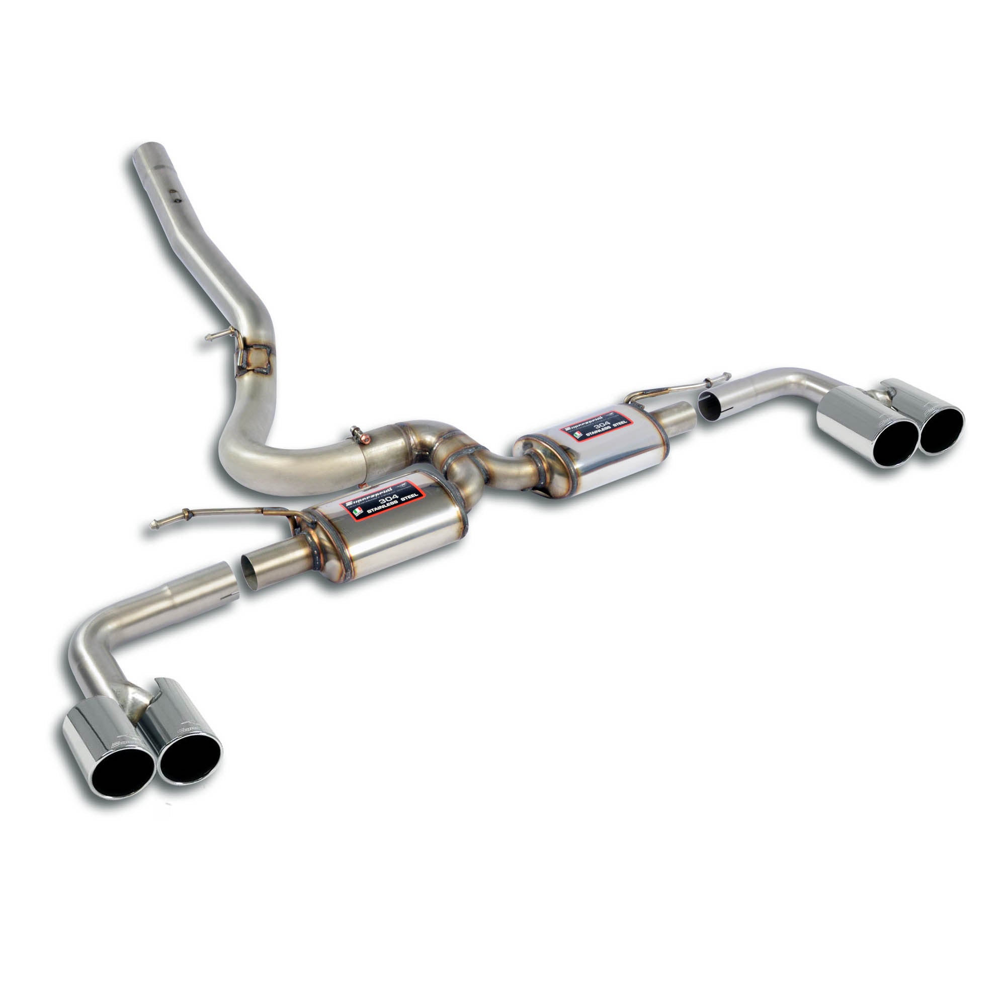 Supersprint BMW F44 2 Series Rear Exhaust