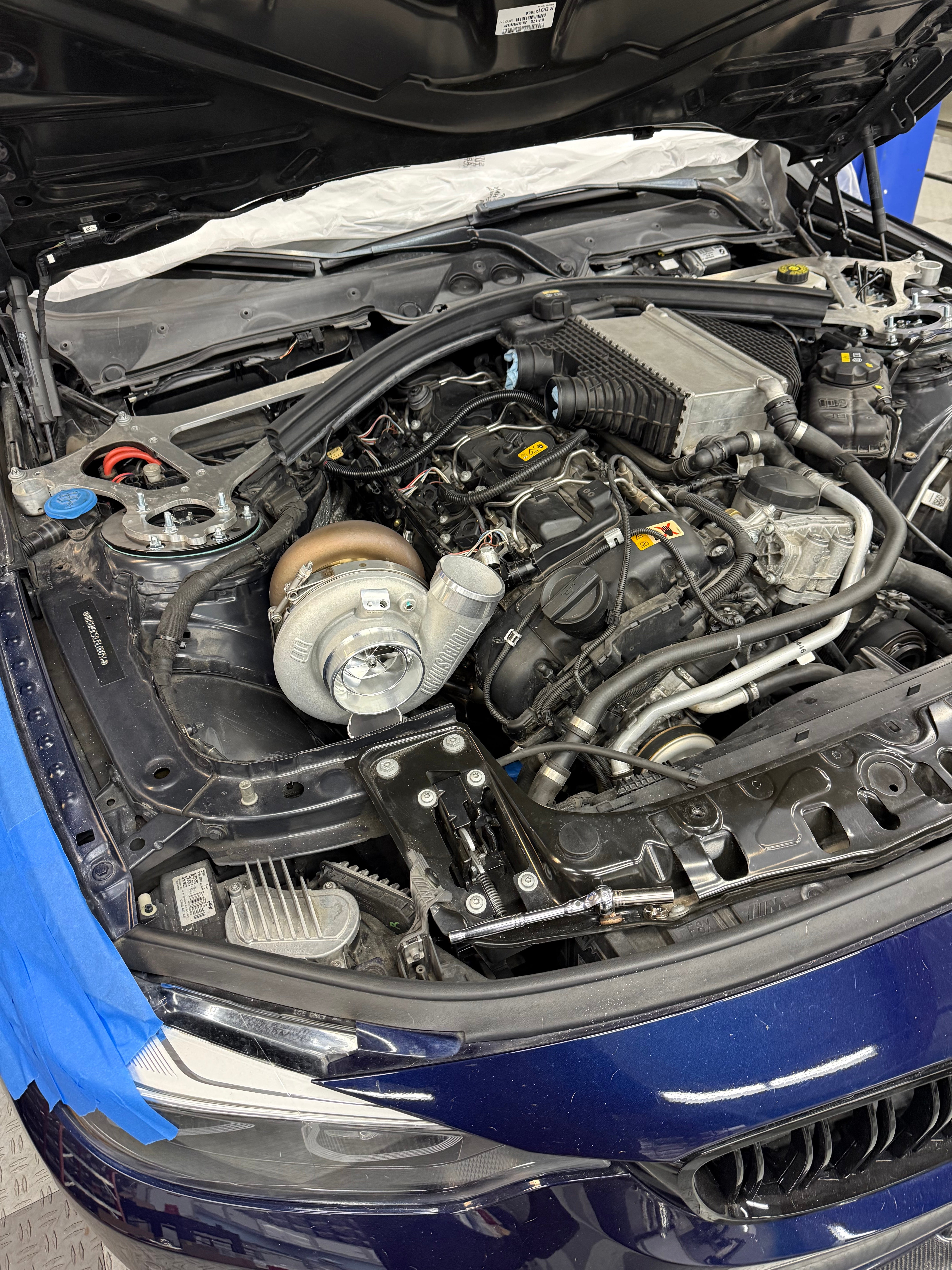 DOC Race BMW S55 Single Turbo Kit For F80 M3, F82/F83 M4 & F87 M2 Competition (Left-Hand Drive)