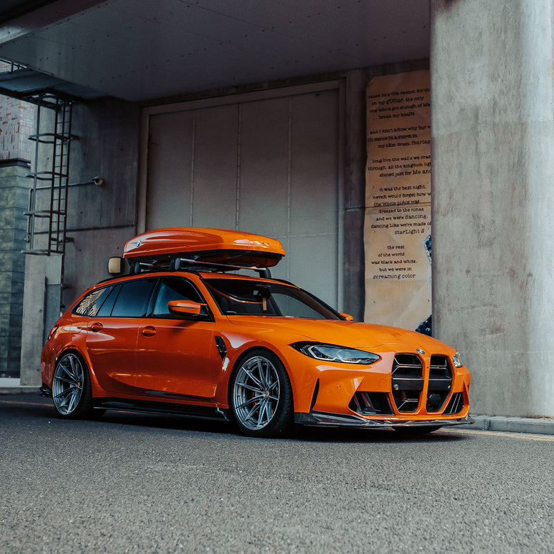 Modified BMW G81 M3 Touring In Individual Fire Orange