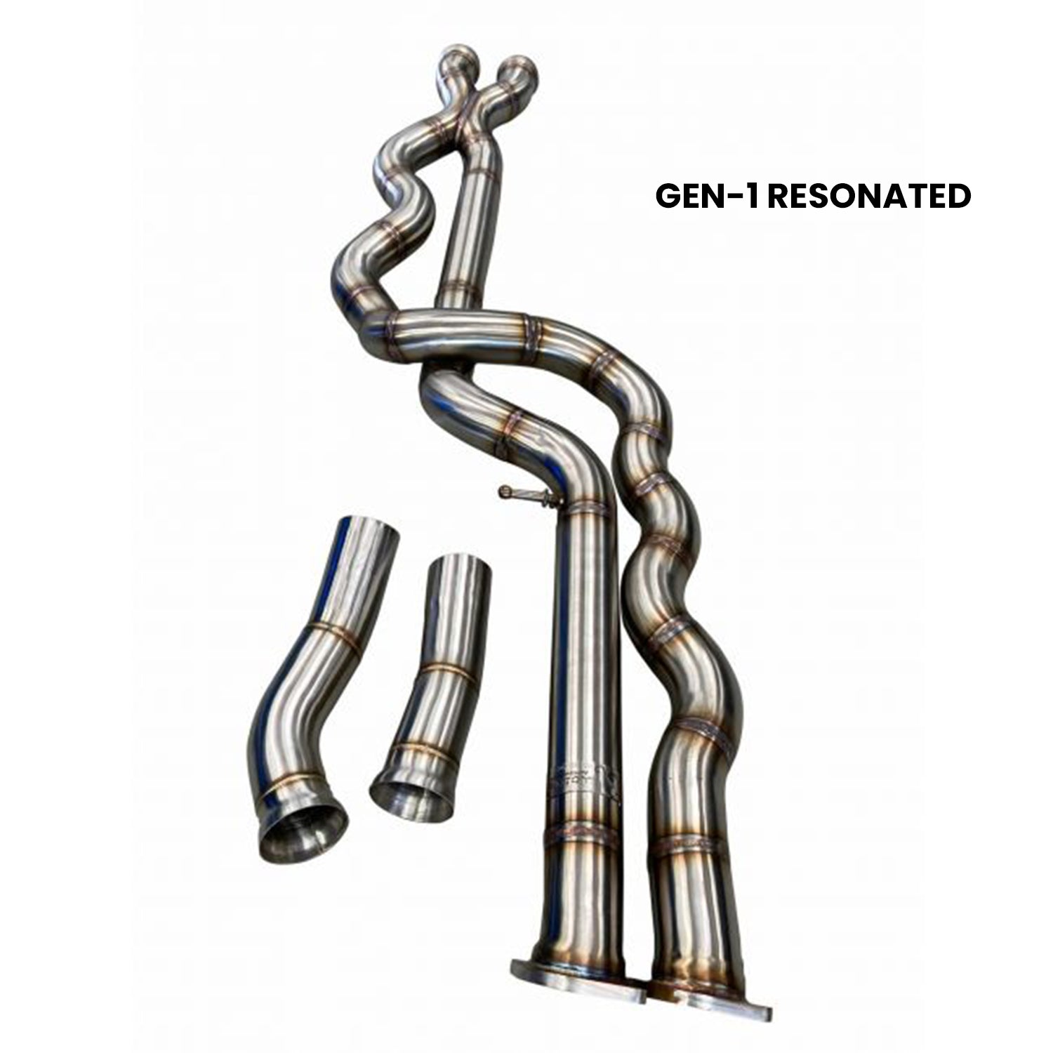 Active Autowerke BMW F87 M2 Competition Equal Length Exhaust Midpipe - Gen-1 Resonated