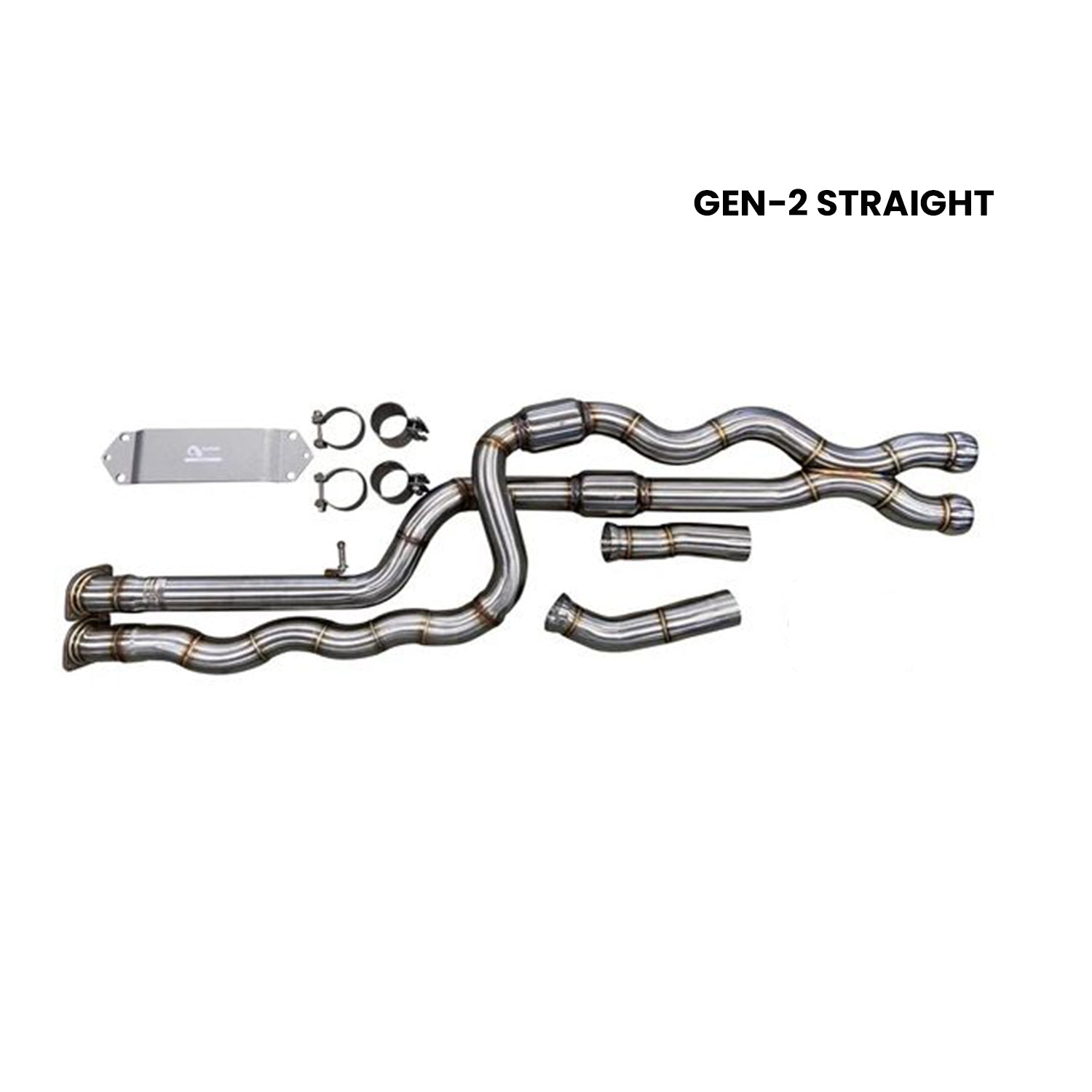 Active Autowerke BMW F87 M2 Competition Equal Length Exhaust Midpipe - Gen-2 Straight