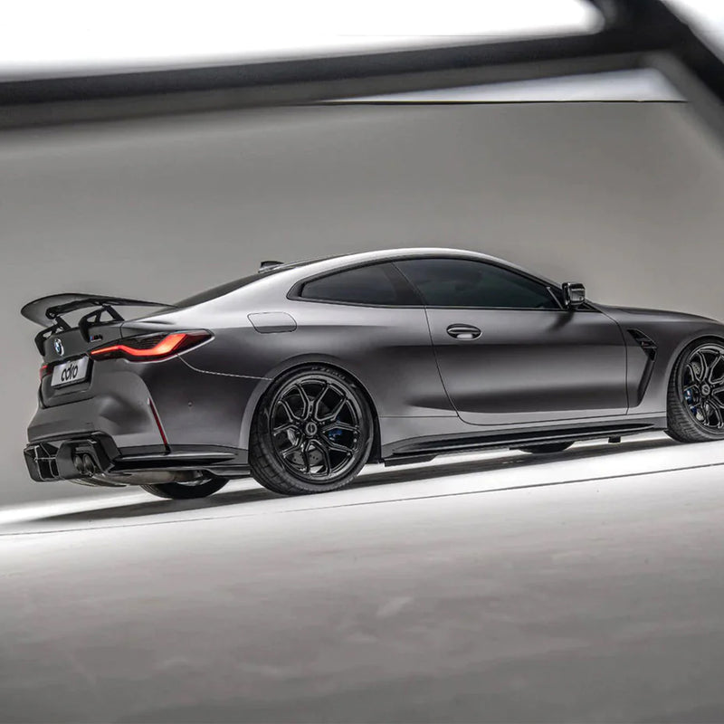 Adro BMW M4 G82 Dry Carbon Fibre Swan Neck Rear Wing