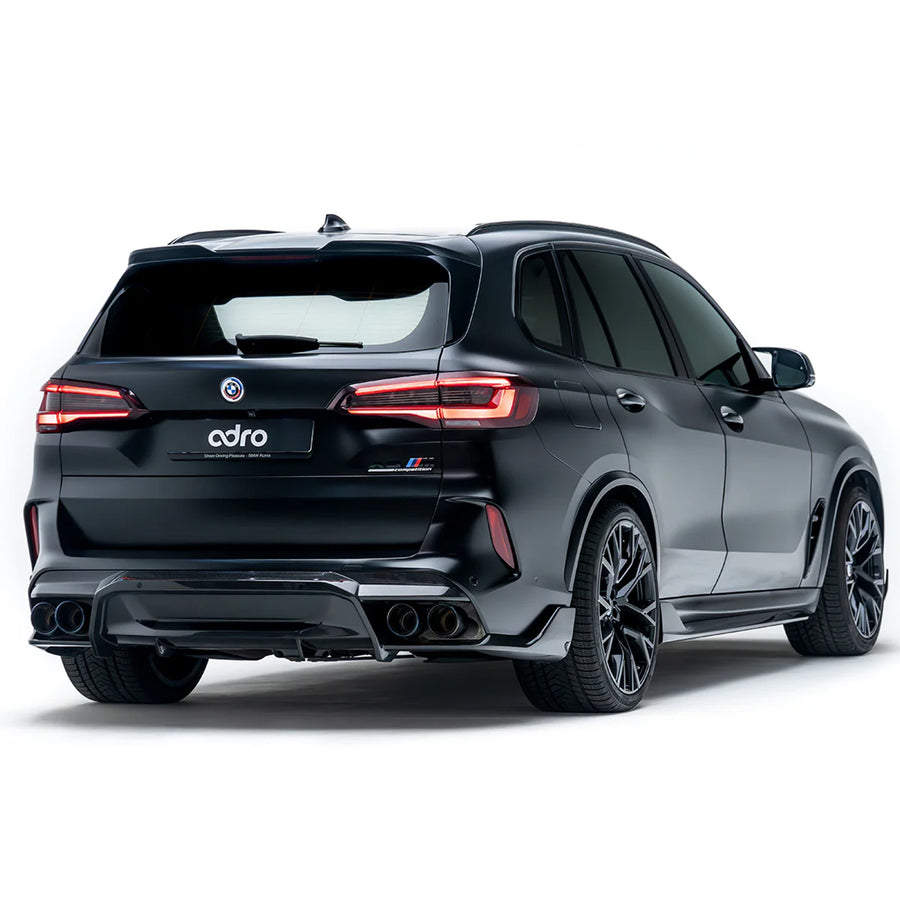 Adro Inc BMW F95 X5M Gloss Carbon Fibre Rear Diffuser
