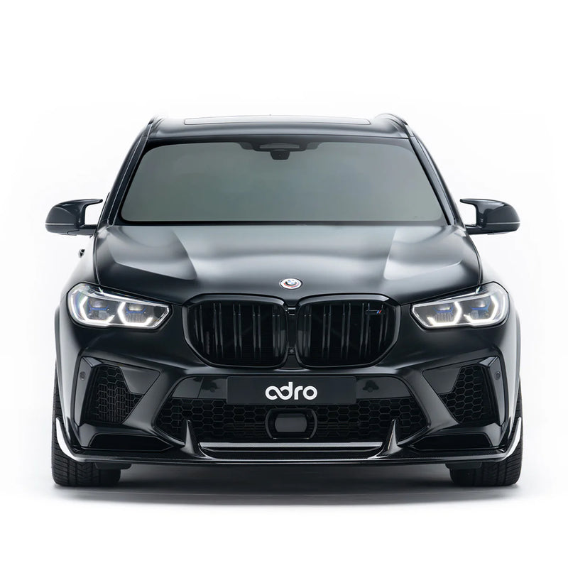 Adro Inc BMW F95 X5M Pre-LCI Gloss Carbon Fibre Front Splitter
