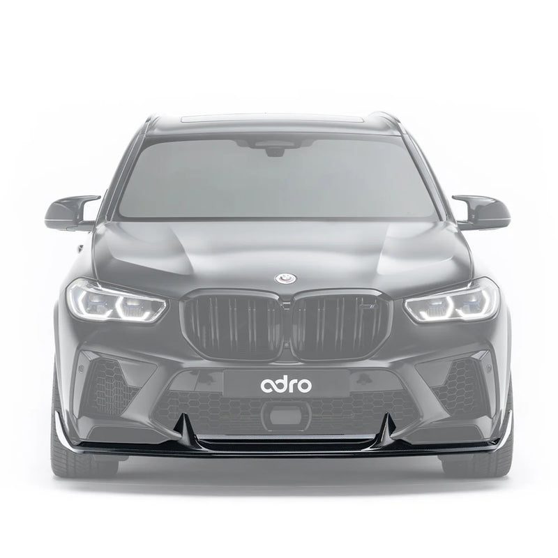 Adro Inc BMW F95 X5M Pre-LCI Gloss Carbon Fibre Front Splitter