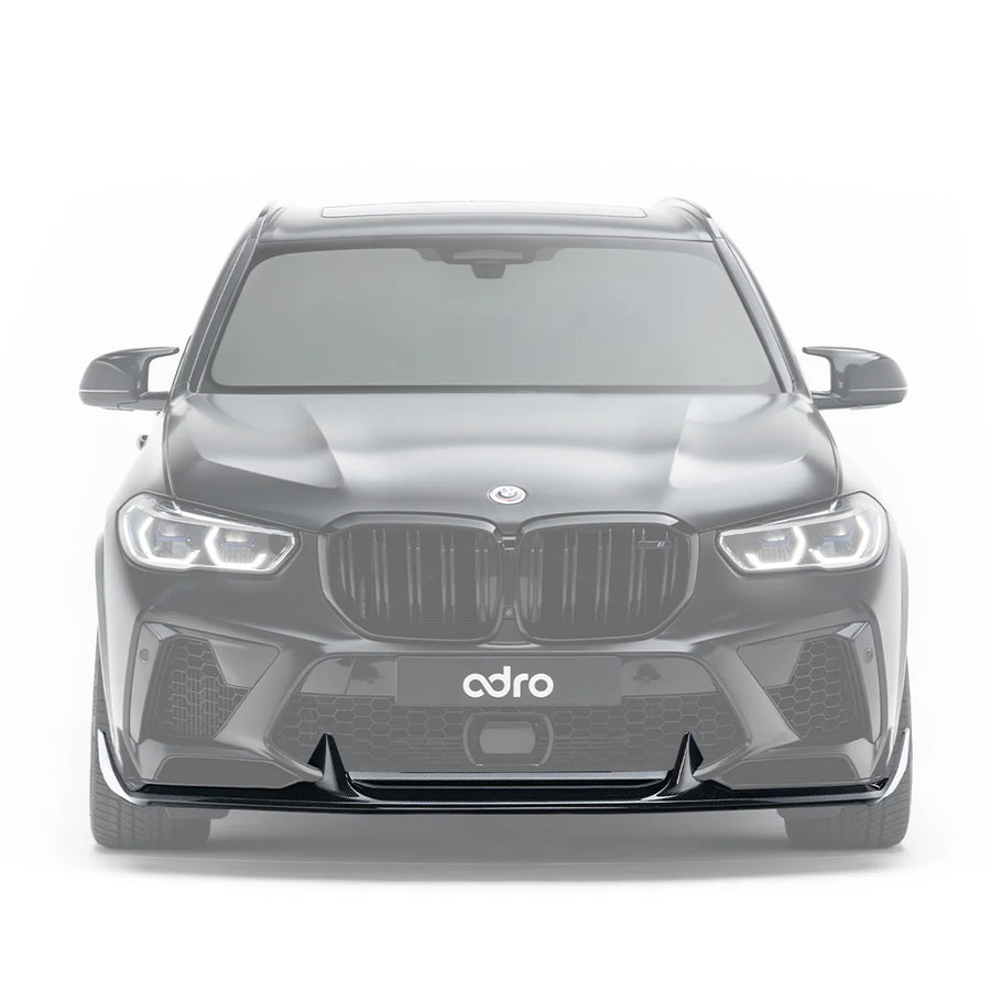 Adro Inc BMW F95 X5M Pre-LCI Gloss Carbon Fibre Front Splitter