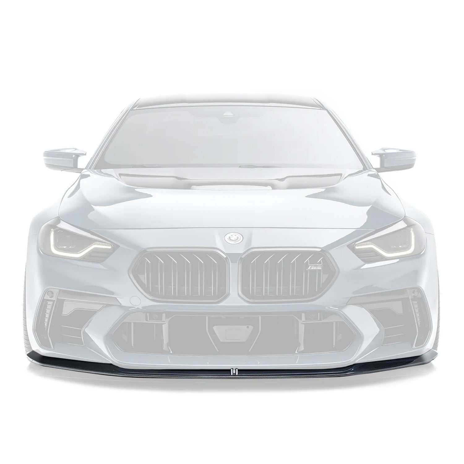 Adro Inc BMW G87 M2 Gloss Carbon Fibre Front Lip For Adro Facelift Front Bumper