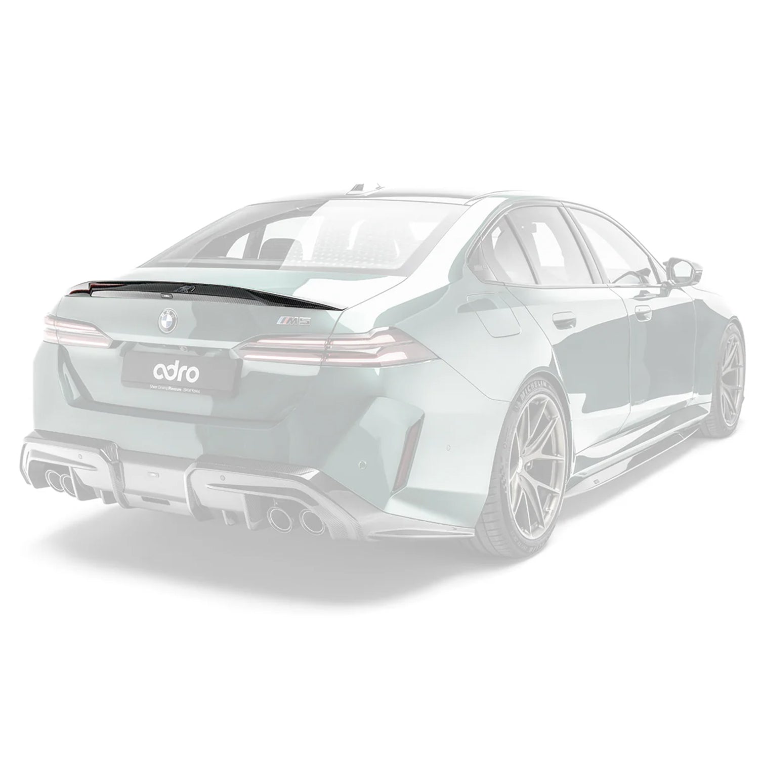 Adro Inc BMW G90 M5 Gloss Carbon Fibre Rear Spoiler