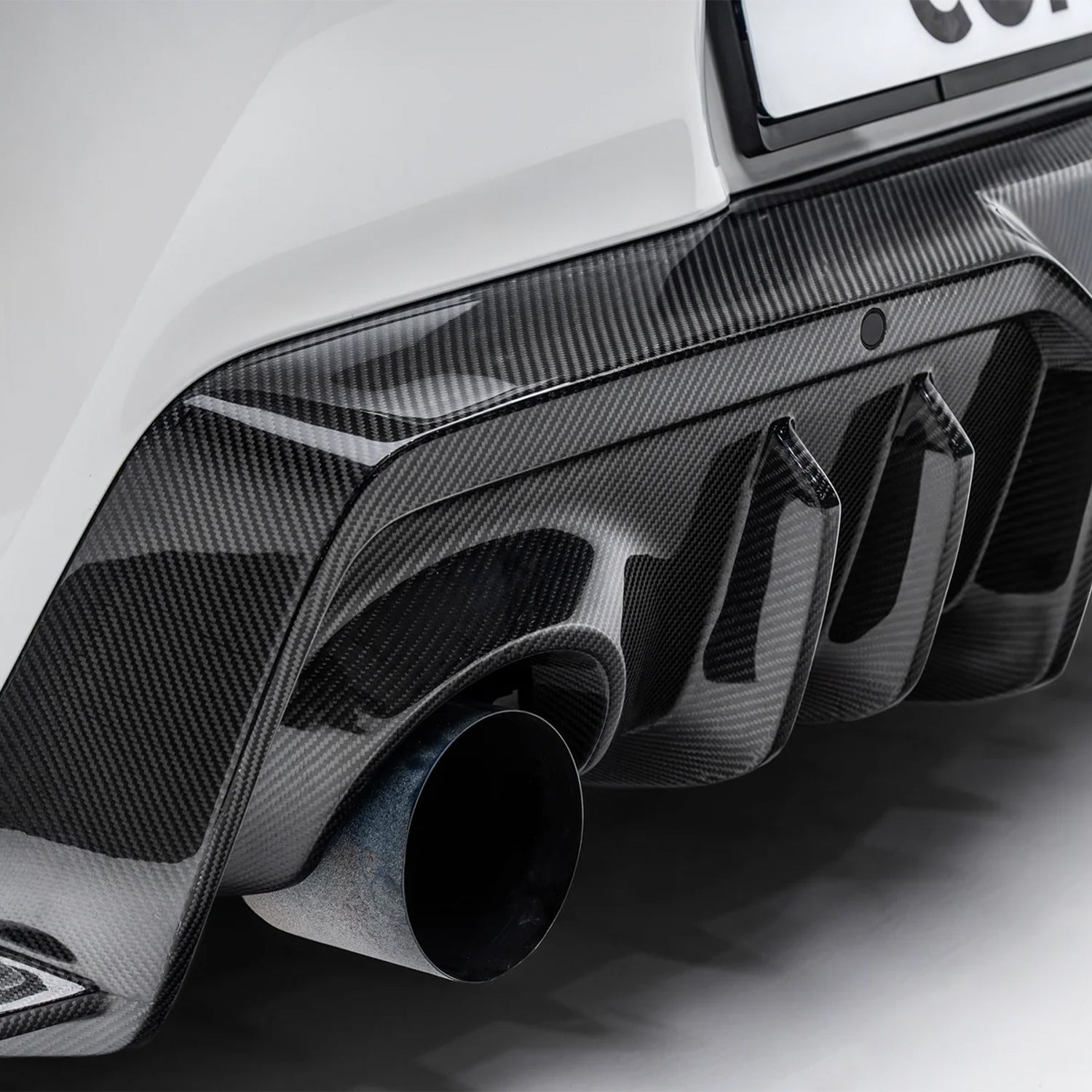 Adro Inc Toyota GR Supra A90 Gloss Carbon Fibre Rear Diffuser