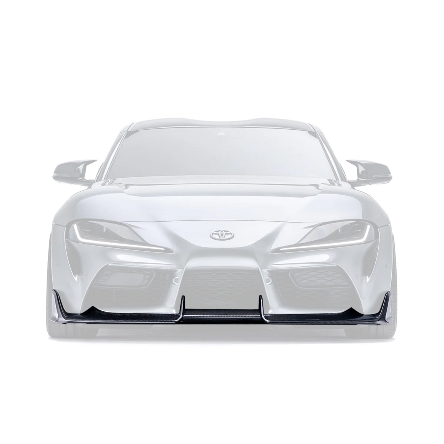 Adro Inc Toyota GR Supra A90 Gloss Carbon Fibre Front Splitter