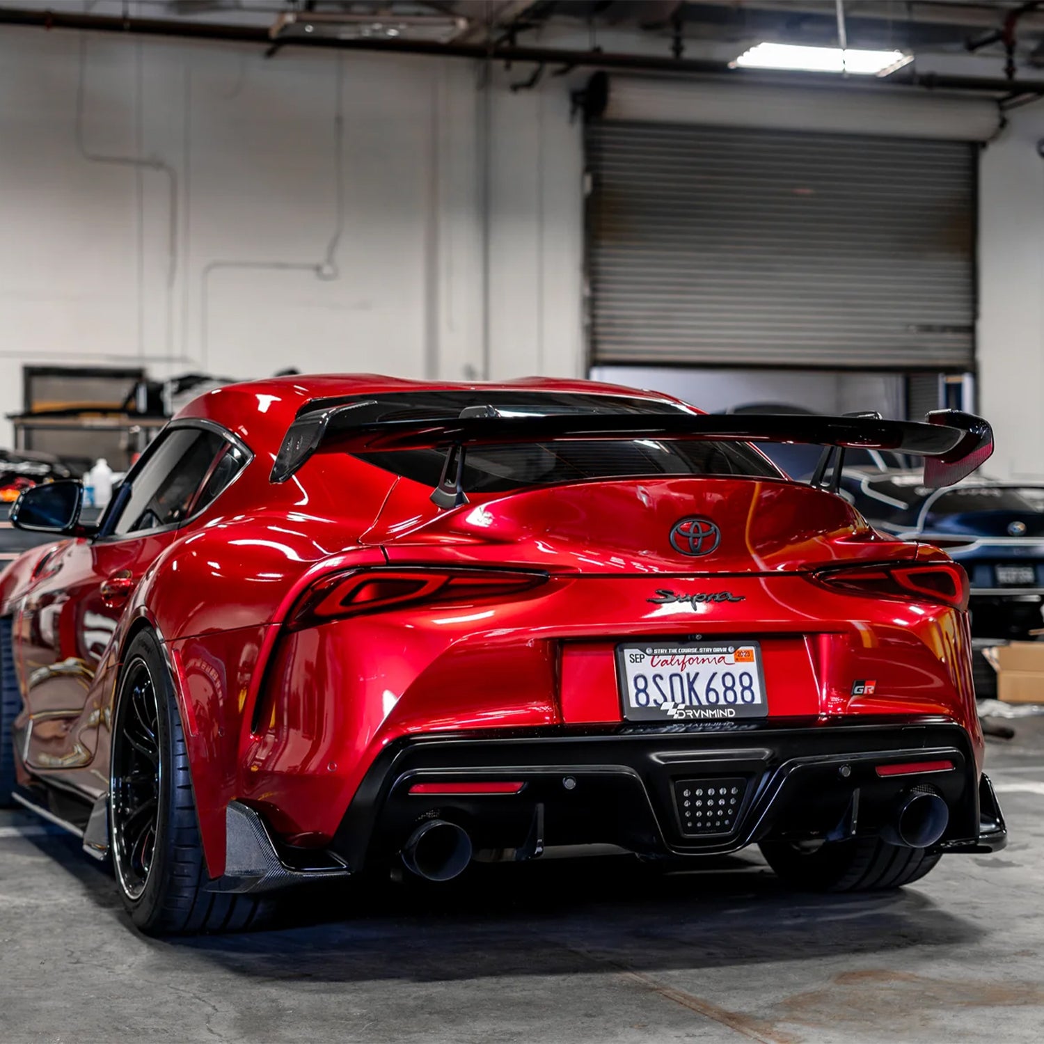 Adro Inc Toyota GR Supra A90 Gloss Carbon Fibre Rear Winglets