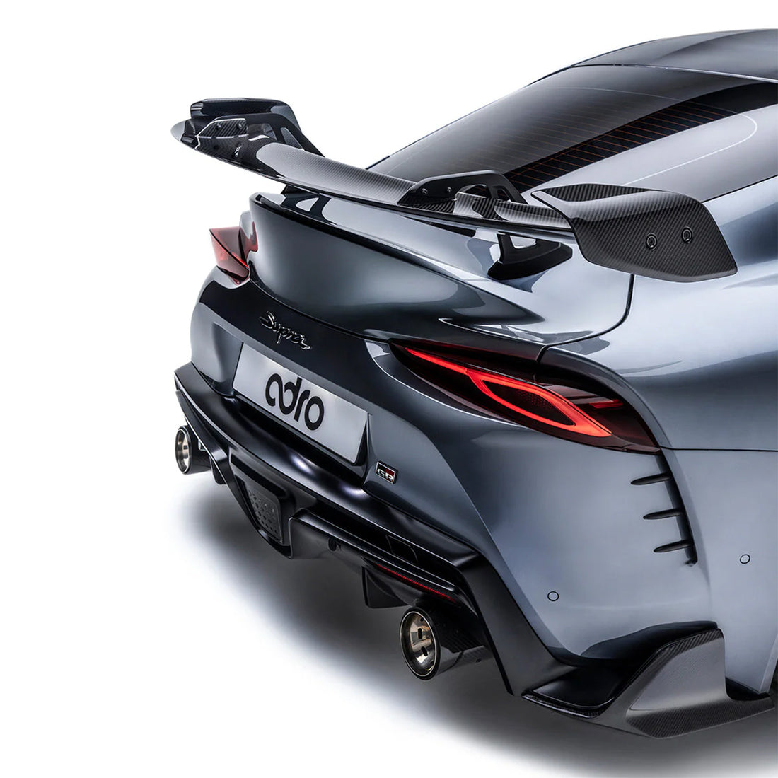 Adro Inc Toyota GR Supra A90 Gloss Carbon AT-R Rear Wing