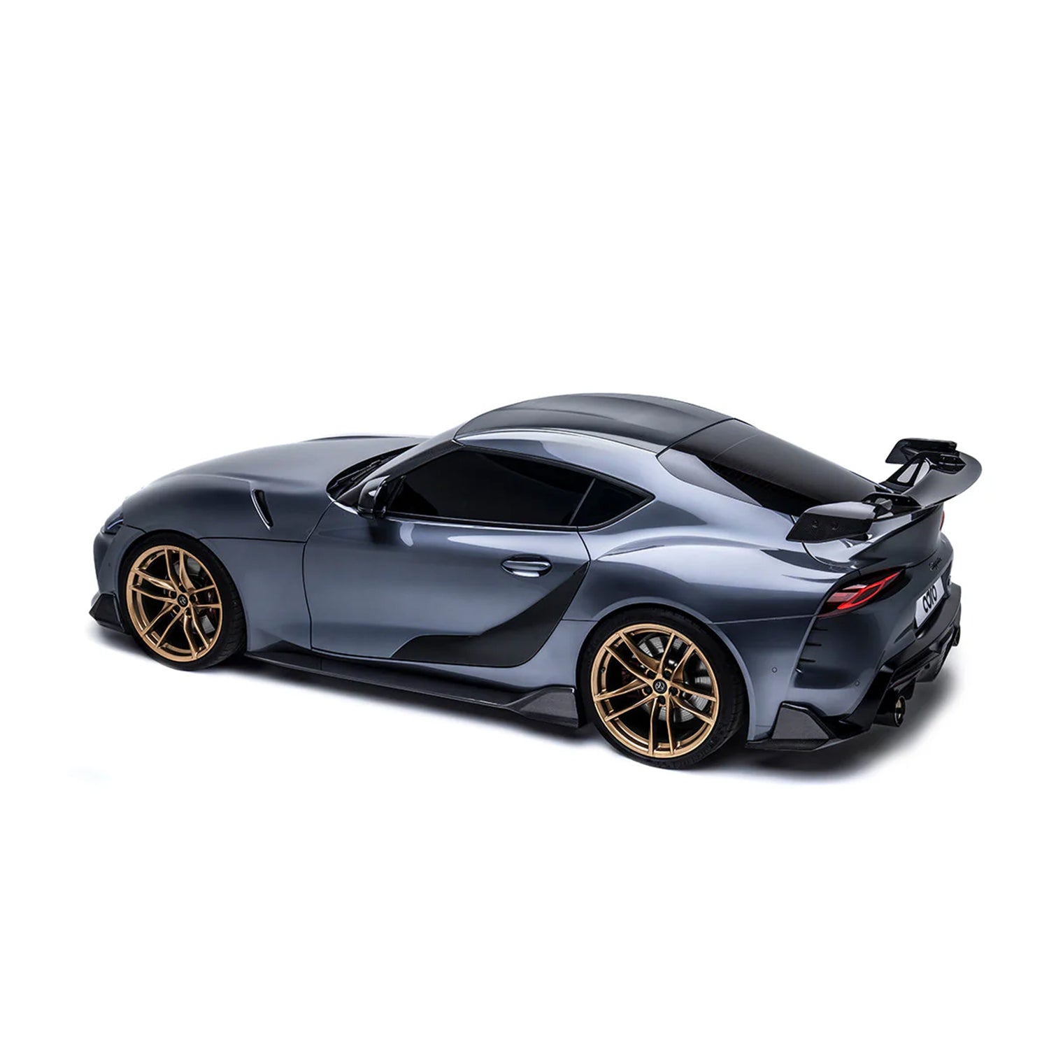 Adro Inc Toyota GR Supra A90 Gloss Carbon Fibre Swan Neck AT-R Rear Wing