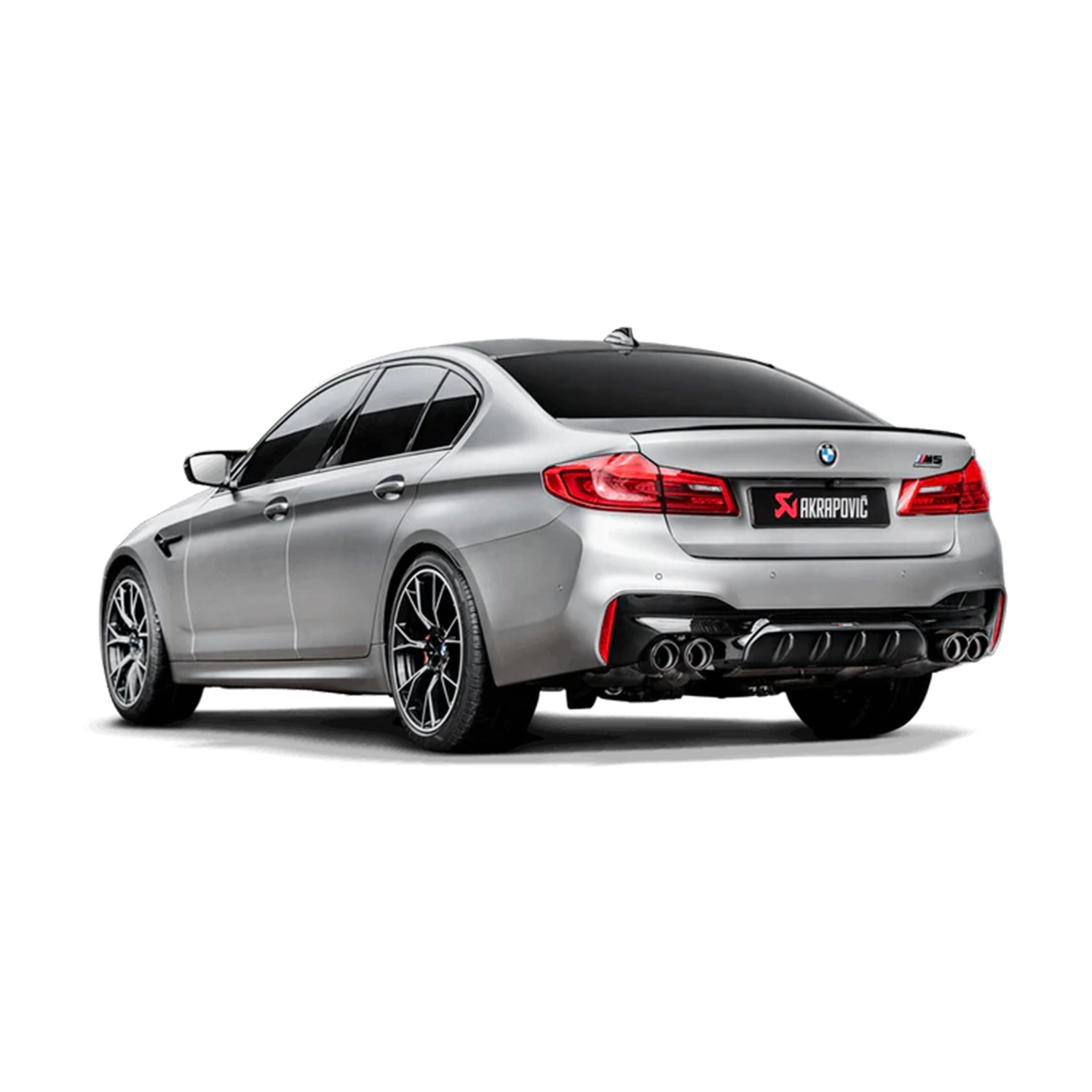 Akrapovič Titanium Slip-On Exhaust System for BMW M5 F90 (2018–2020) with Carbon-Fibre Tailpipes – Lightweight Performance Upgrade