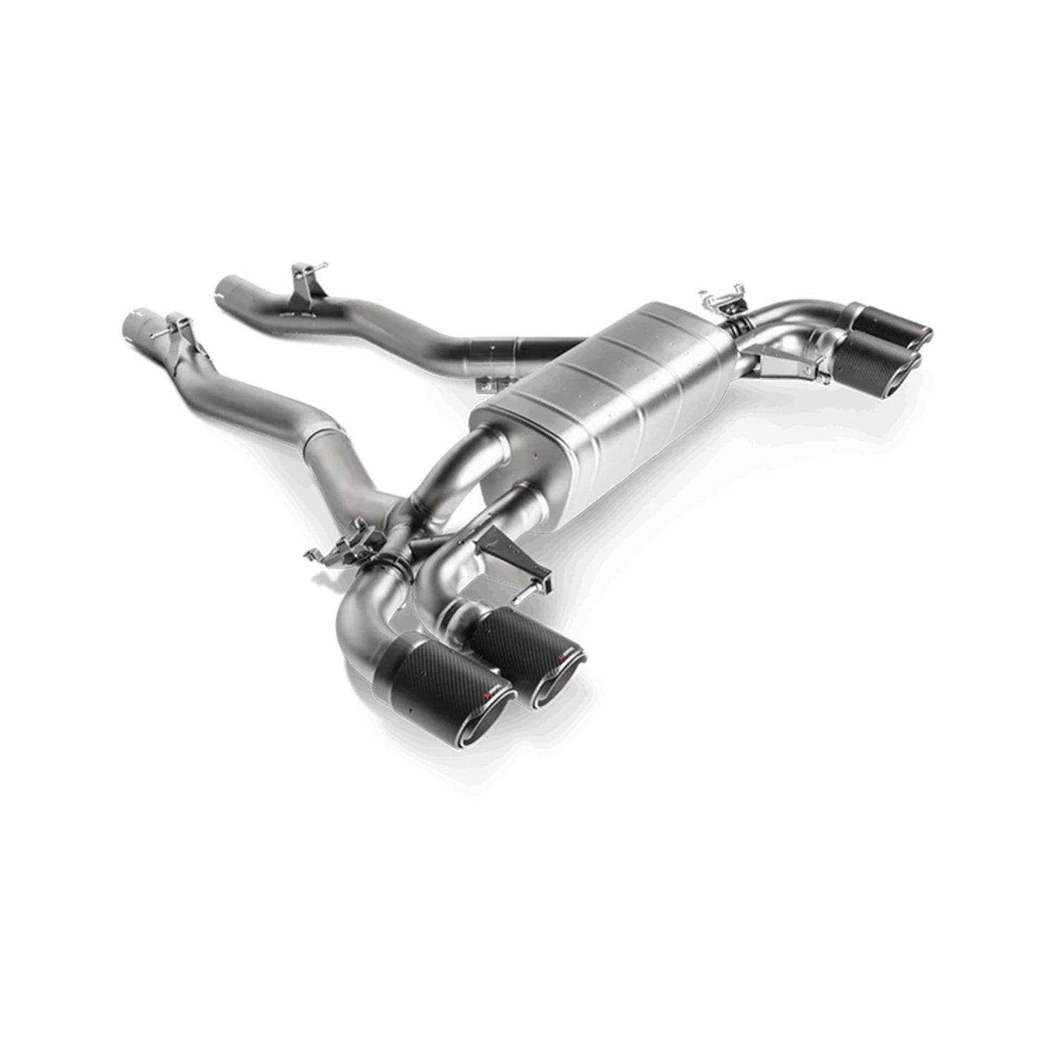 Akrapovič Titanium Slip-On Exhaust System for BMW M5 F90 (2018–2020) with Carbon-Fibre Tailpipes – Lightweight Performance Upgrade