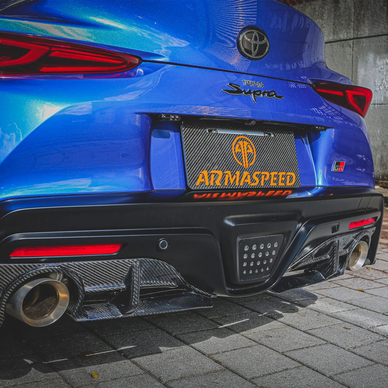 Armaspeed Toyota GR Supra A90 Gloss Carbon Fibre Rear Diffuser