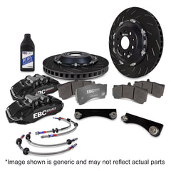 EBC Brakes BMW E70/F15 X5, E71/F16 X6, E70 X5 M, F95 X5 M Competition Front Big Brake Kit BBK060BLK-1