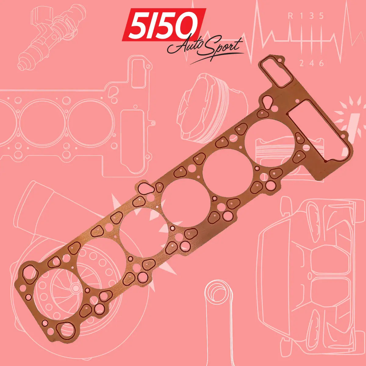 BMW M50 M52 S50 S52 Copper Head Gasket