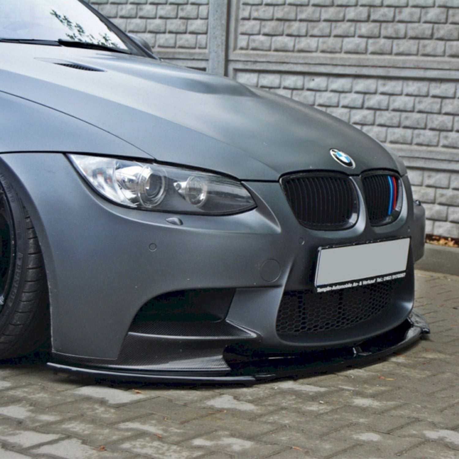 BMW E92 M3 M Performance Front Lip Extension By Maxton Design