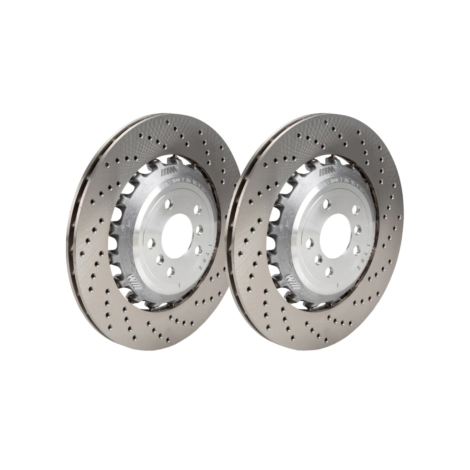 Genuine BMW OEM Rear Brake Discs/Rotors Pair For BMW F10 M5 & F06/F12/F13 M6 34212284103 34212284104