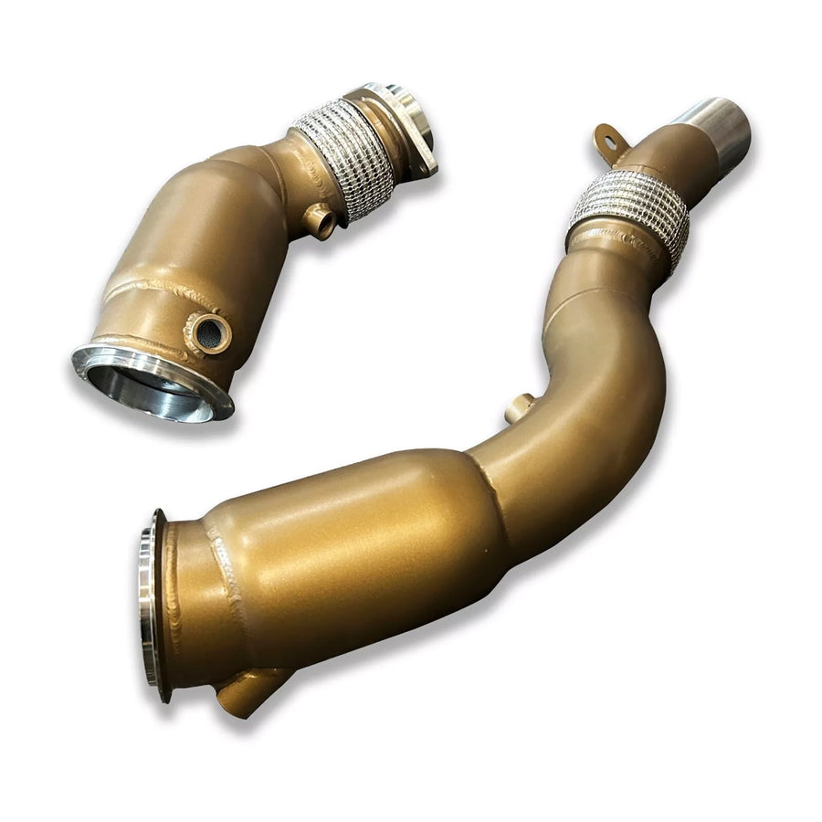 BMW F80 M3, F82 M4 & F87 M2 Competition S55 Sports Cat Downpipes Ceramic Coated