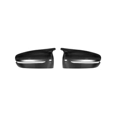 MHC+ BMW M5 F90 Wing Mirror Covers In Gloss Pre Preg Carbon Fibre (2018+ F90)