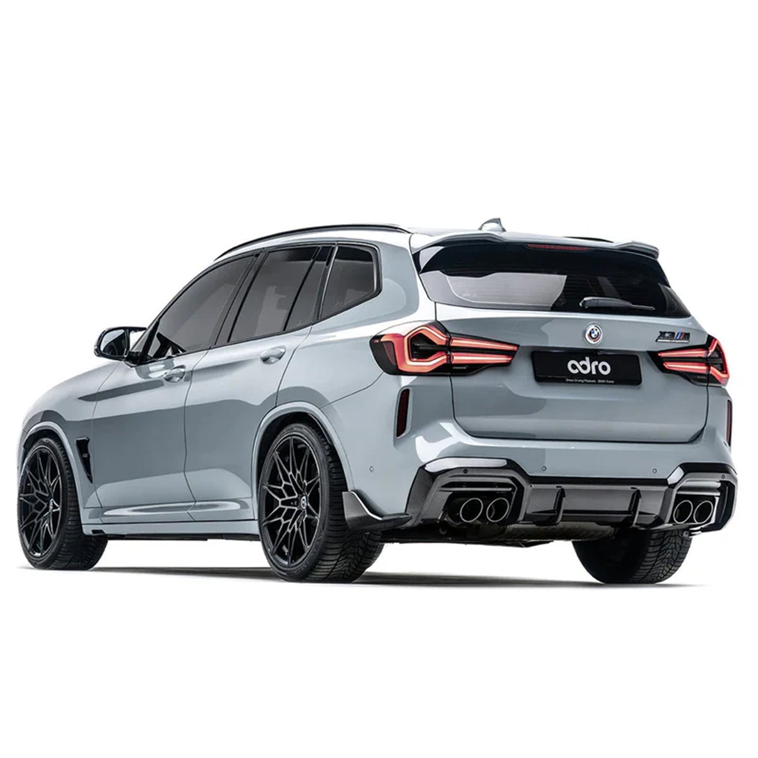 Adro Inc BMW F97 X3M & G01 X3 M40i LCI Gloss Carbon Fibre Rear Diffuser