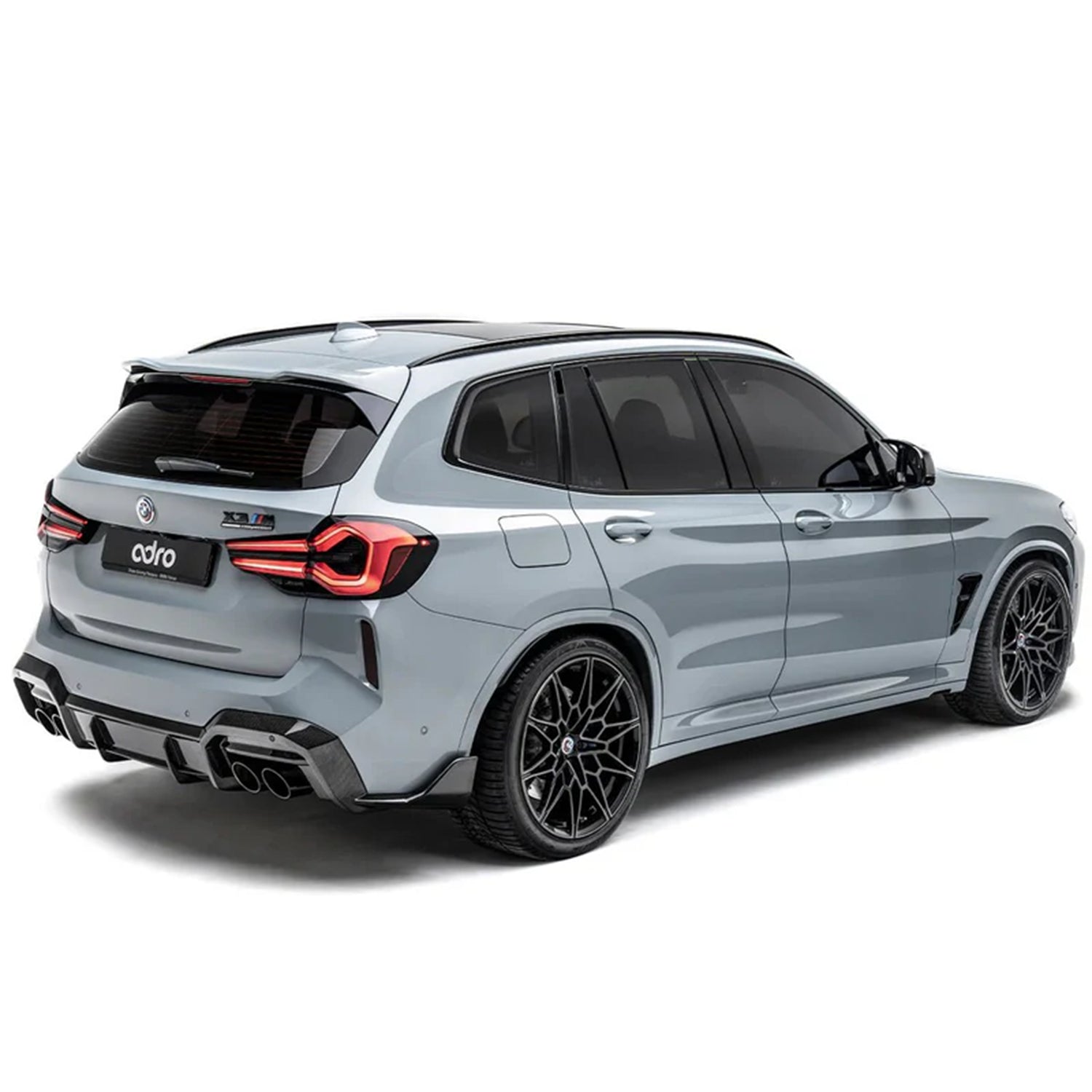 Adro Inc BMW F97 X3M & G01 X3 M40i LCI Gloss Carbon Fibre Rear Diffuser