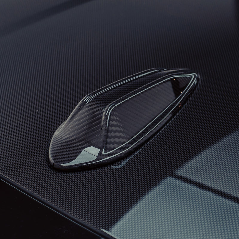 BMW Carbon Fibre Shark Fin Antenna Cover For BMW G80, G81, M3 & G20 G21 3 Series LCI By MHC LDN