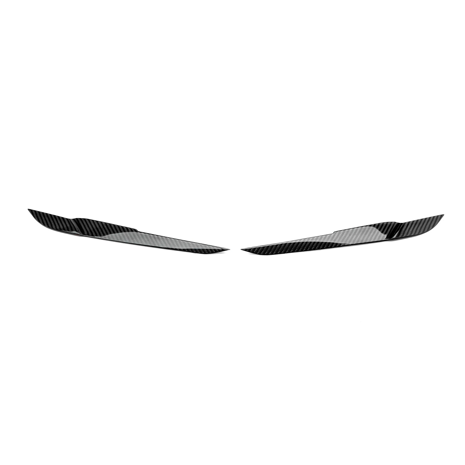 BMW G80, G81 M3 & G82, G83 M4 Headlight Eyebrow Covers In Gloss Carbon Fibre