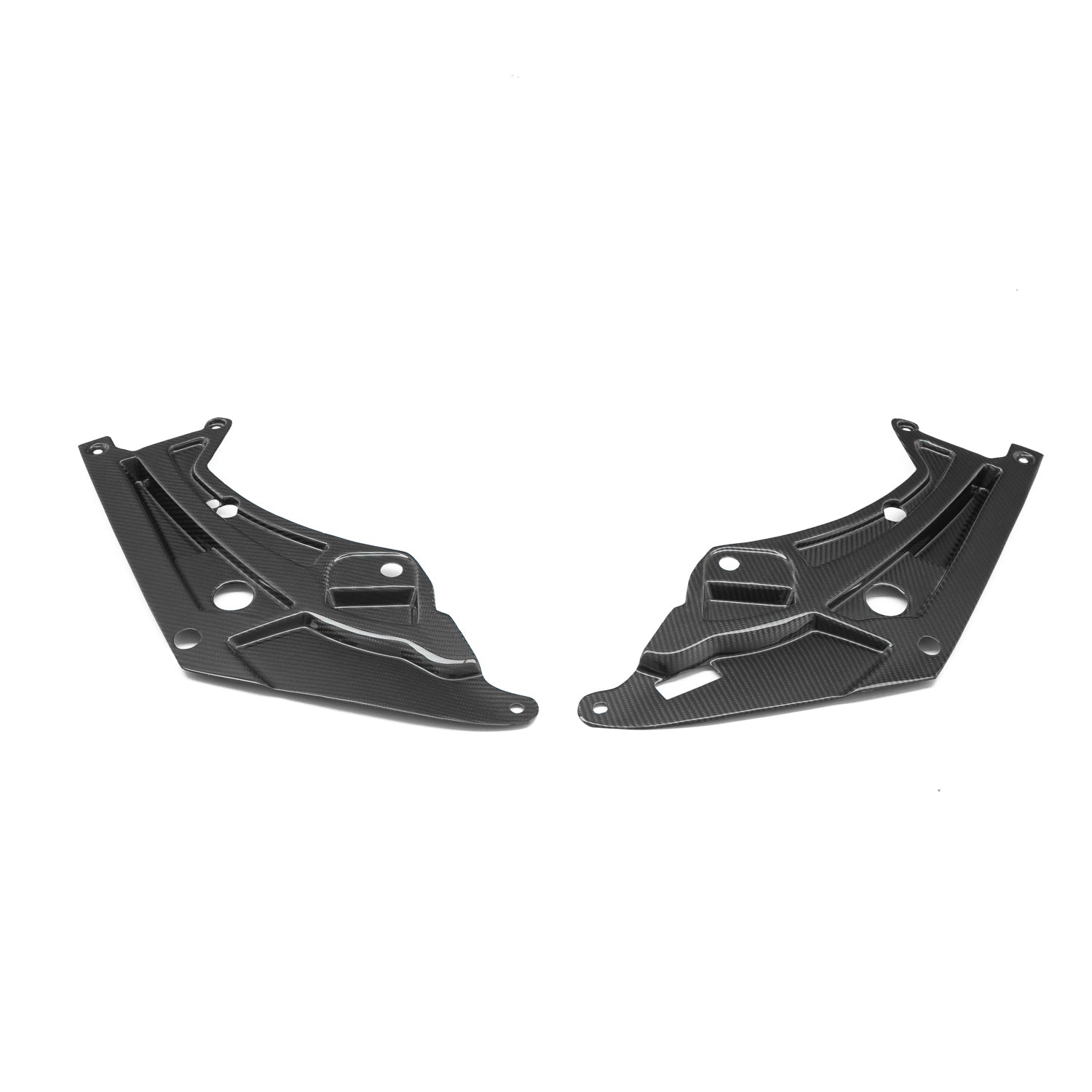 BMW G80 M3, G82 M4 & G87 M2 Headlight Covers In Gloss Carbon Fibre