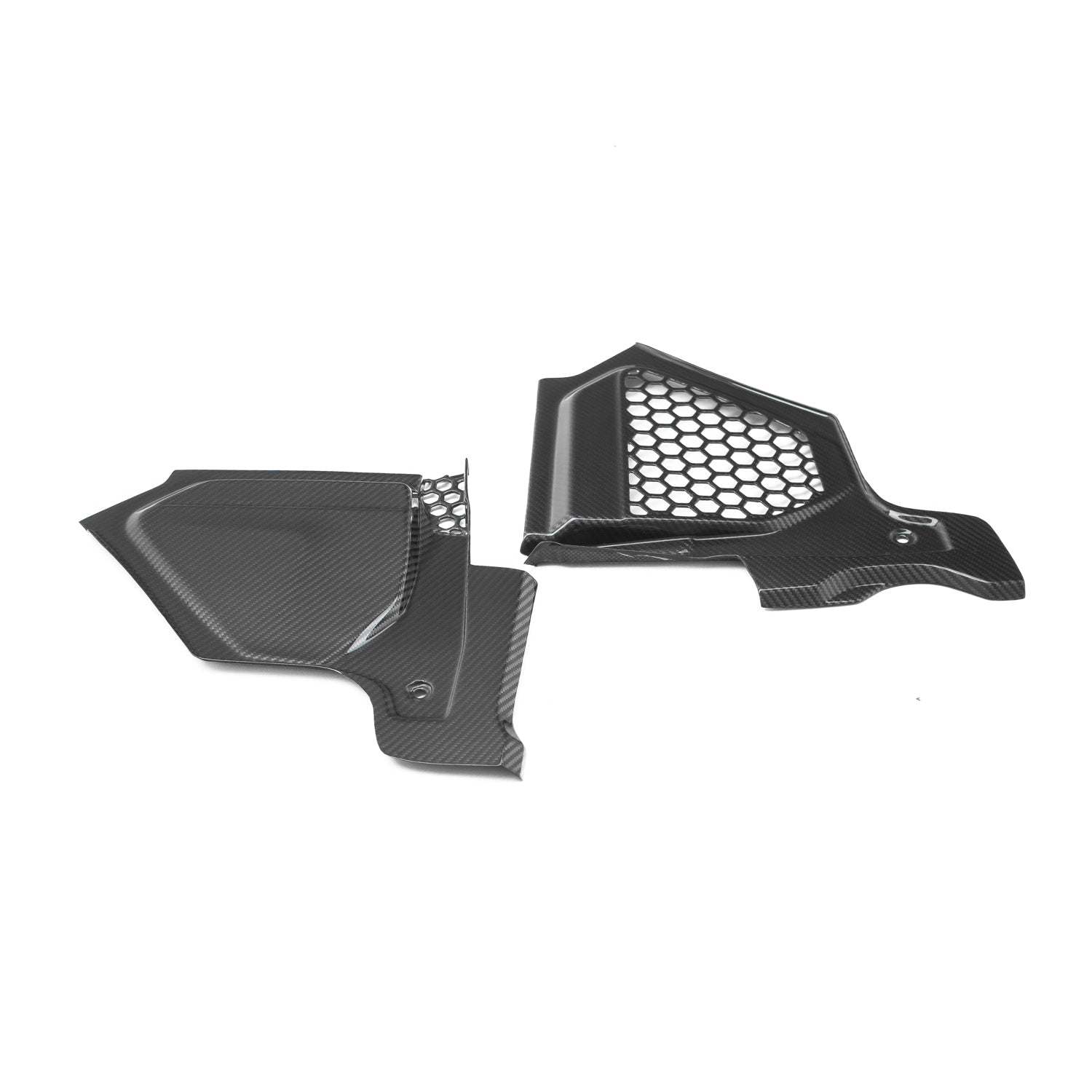 BMW G80 M3, G82 M4 & G87 M2 Engine Bay Mesh Covers In Gloss Carbon Fibre