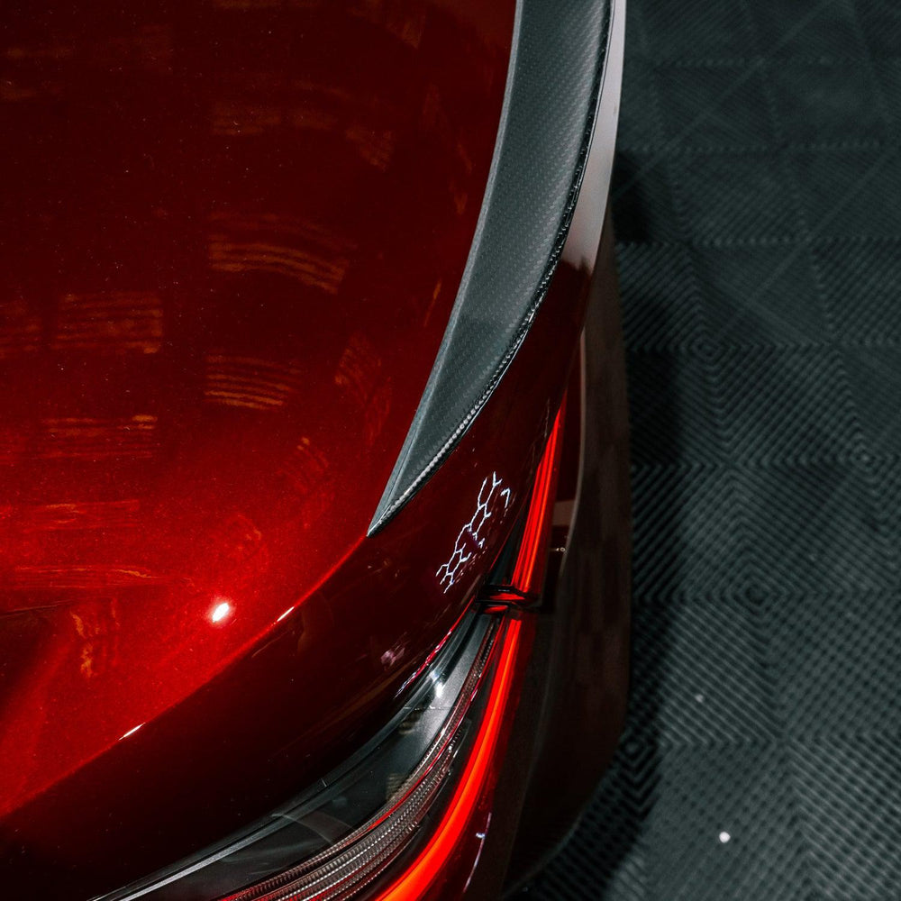 MHC+ BMW G83 M4 G23 4 Series V Style Spoiler In Carbon Fibre