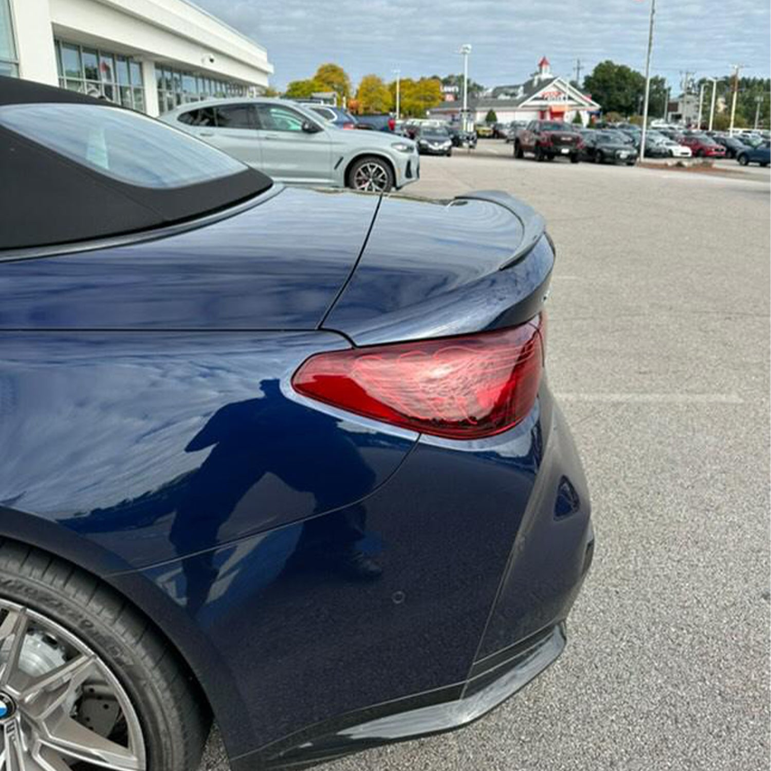 BMW G83 M4 G23 4 Series Carbon Fibre Rear Ducktail Spoiler