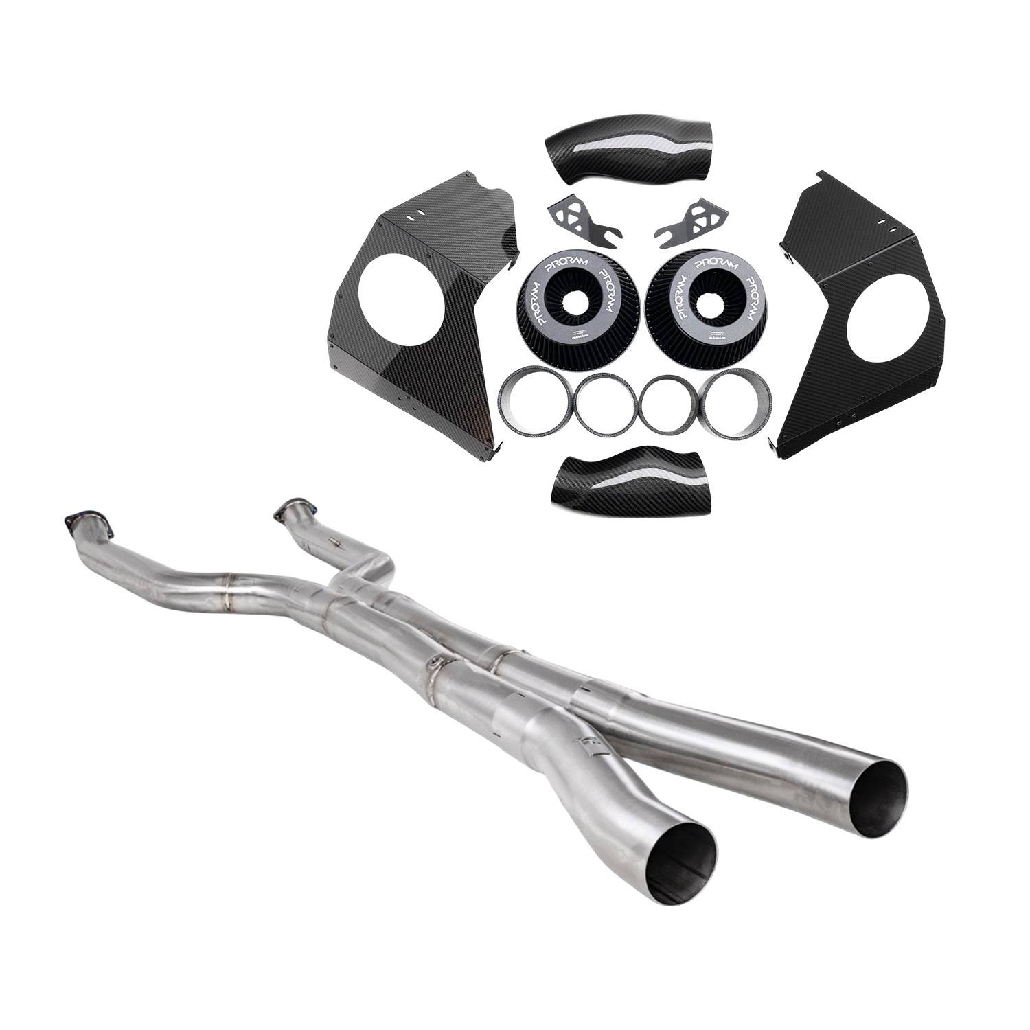 BMW G90 & G99 M5 Enhanced Sound Package Intake & Exhaust Midpipe
