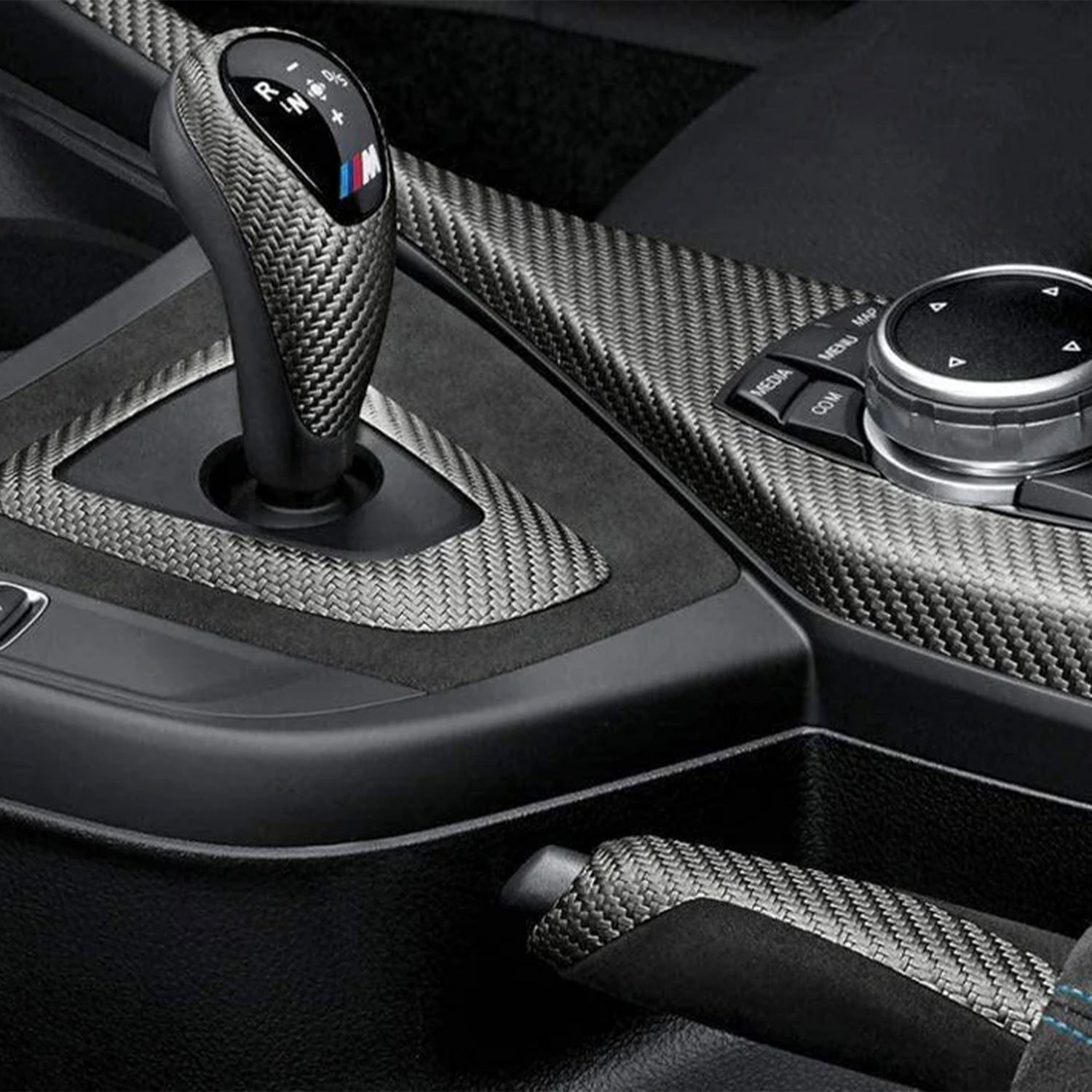 Genuine BMW M Performance BMW F87 M2 Competition Interior Trim Kit In Carbon Fibre & Alcantara 51952464126 51952464127