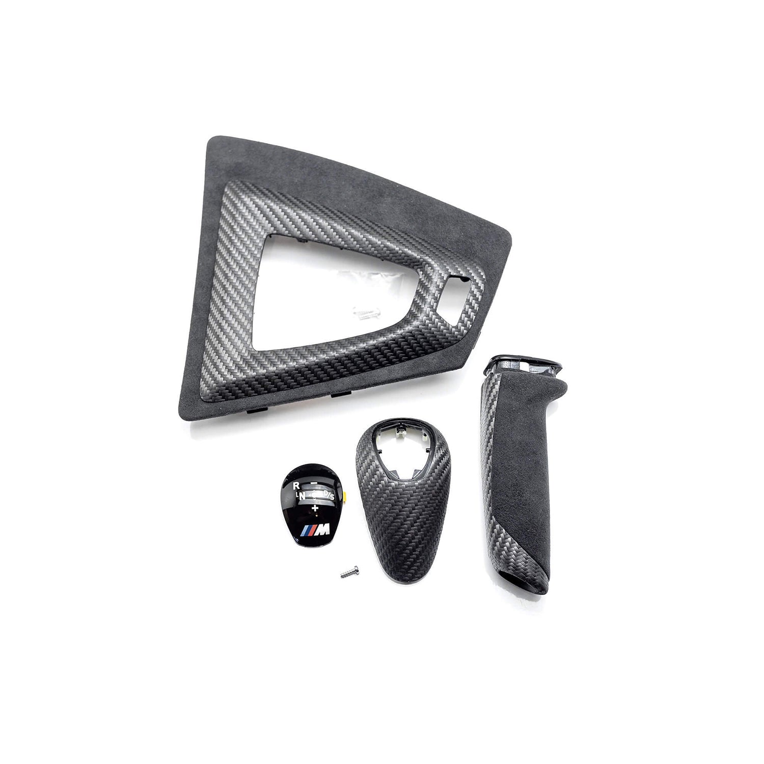 Genuine BMW M Performance BMW F87 M2 Competition Interior Trim Kit In Carbon Fibre & Alcantara 51952464126 51952464127