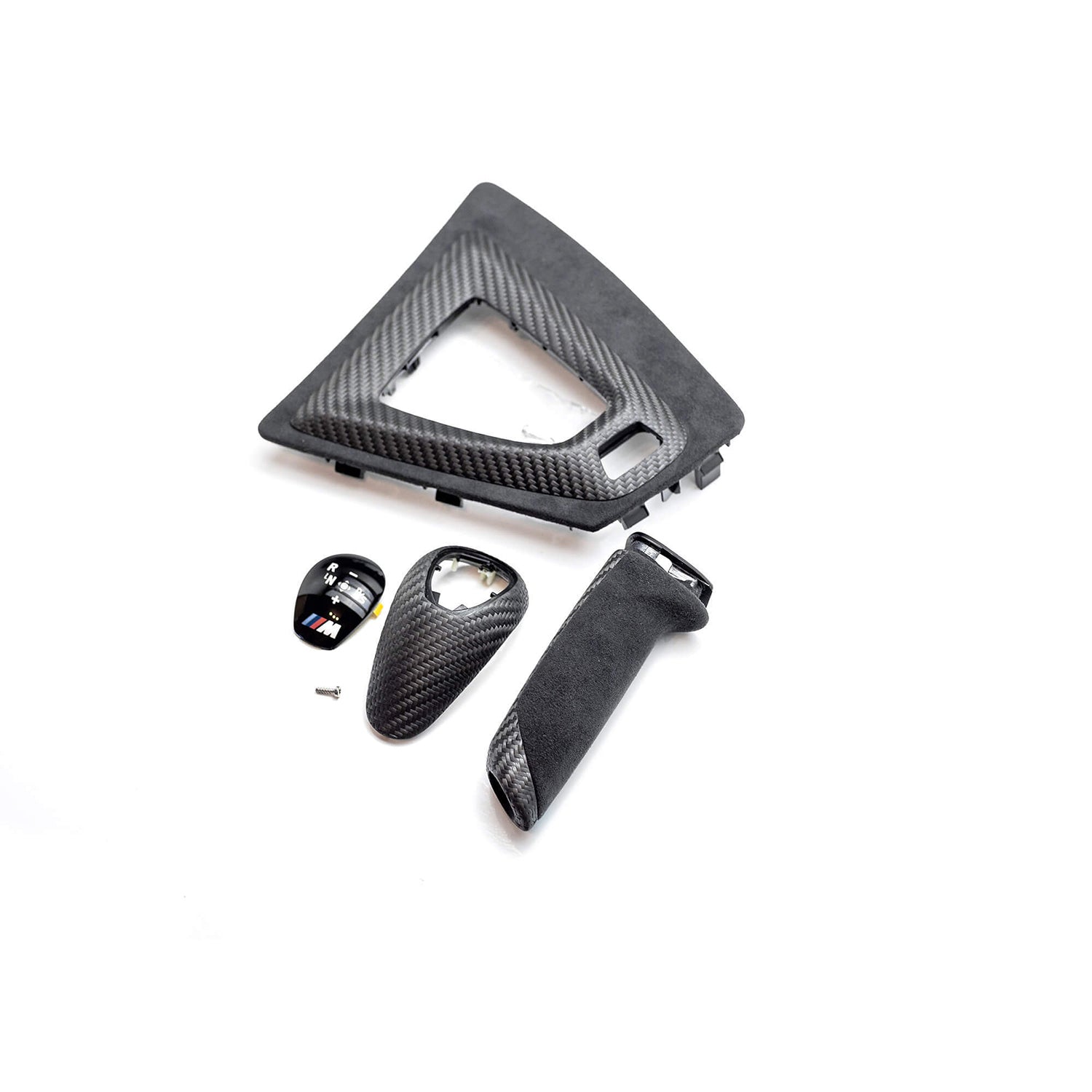 Genuine BMW M Performance BMW F87 M2 Competition Interior Trim Kit In Carbon Fibre & Alcantara 51952464126 51952464127