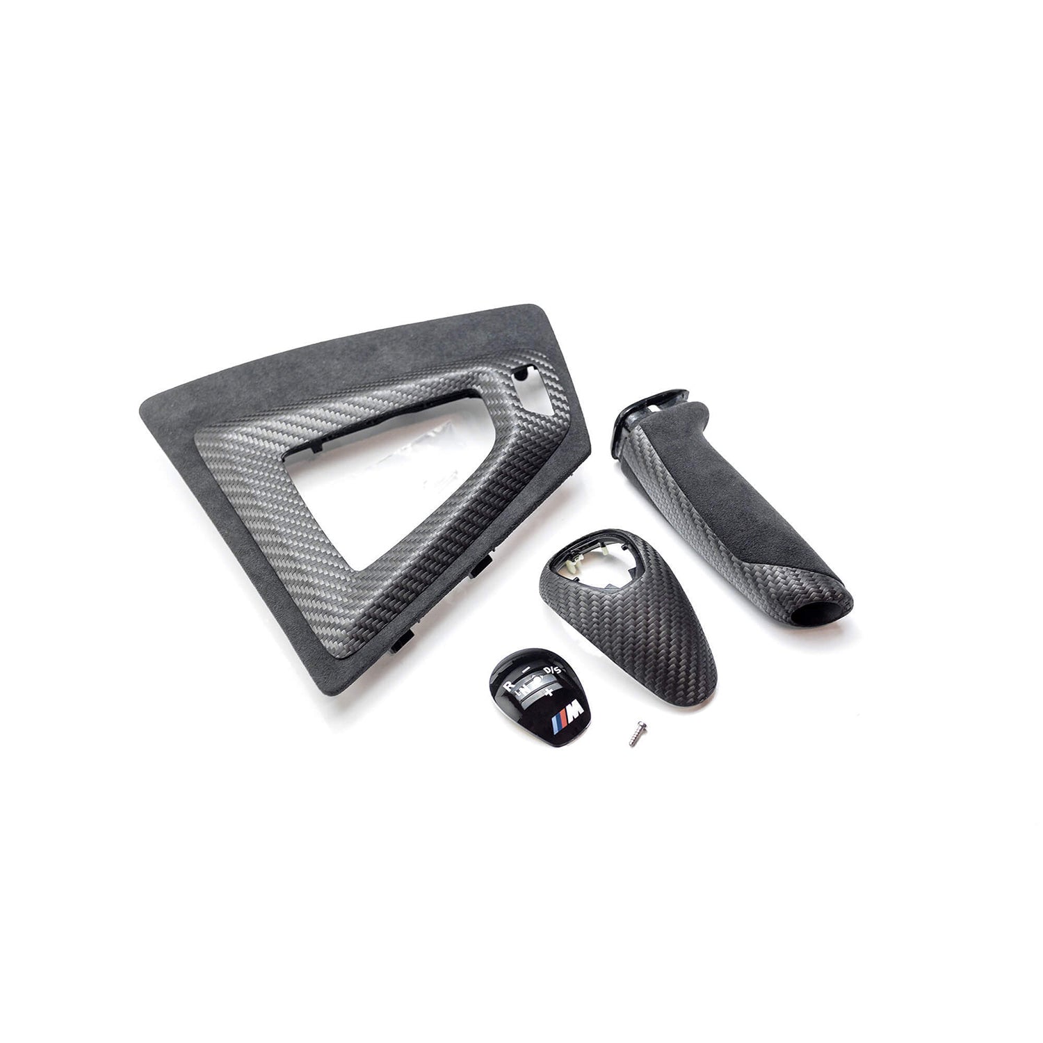 Genuine BMW M Performance BMW F87 M2 Competition Interior Trim Kit In Carbon Fibre & Alcantara 51952464126 51952464127