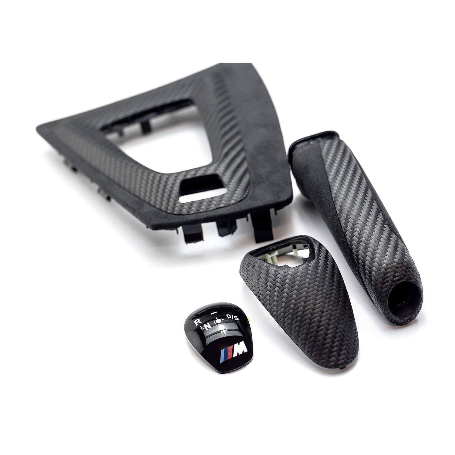 Genuine BMW M Performance BMW F87 M2 Competition Interior Trim Kit In Carbon Fibre & Alcantara 51952464126 51952464127